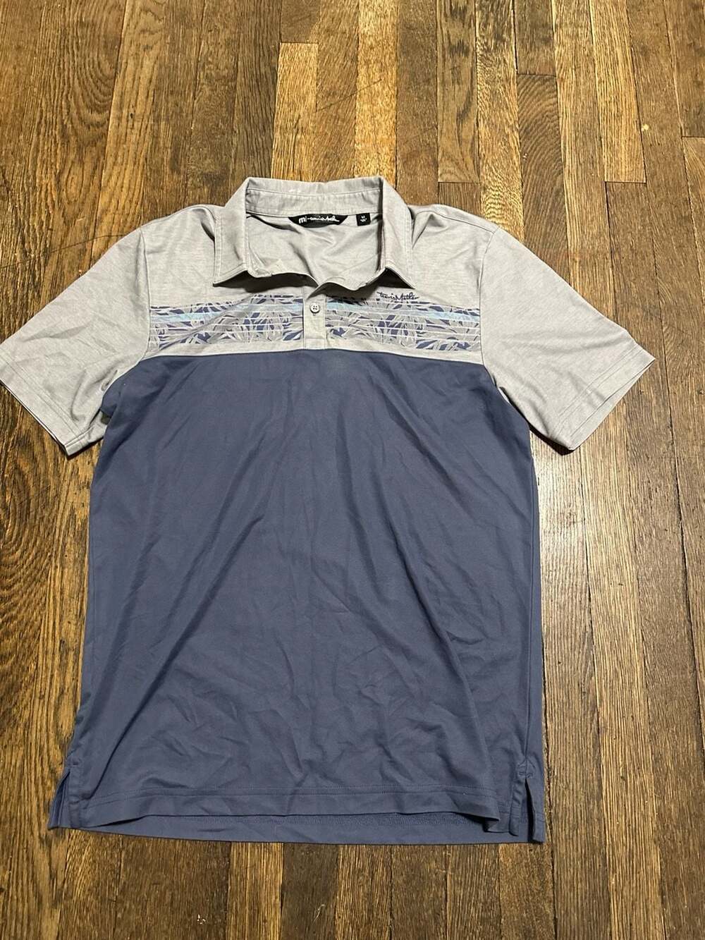 TravisMathew Good Good Acropolis Performance Color Block Performance Polo Medium